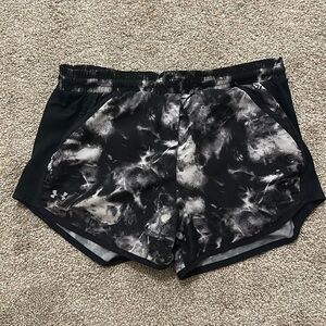 Under Armour Black Tie Dye Shorts - Size XS